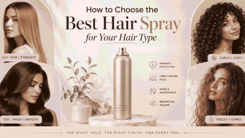 Hair Spray For Every Hair Type: What To Look For